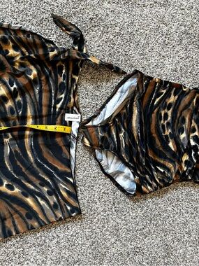 Miraclesuit Brown and Black Animal Print One-Piece Swimsuit
